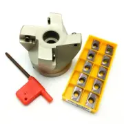 RAP 400R-63-22 4Flute CNC Face Milling Tool Cutter Shell + 10Pcs APMT1604PDER-H2