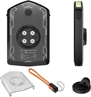 Night Cycling Headlight, Cycling Headlight with Power Bank & 4 Light Modes, Warning Lights, Support Charging, General Cycling Accessories for Mountain Bikes, Road Bikes