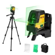 Laser Level with Tripod - 100Ft Wide Angle Laser Level & 37 inch Tripod