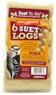 Suet To Go Insect Suet Logs 6pk