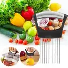 Onion Holder Slicer Food Choppers Slice Assistant, Stainless Steel Fork Vegetabl