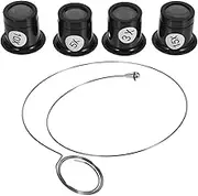 DOITOOL Magnifying Glass for Watch Repair Loupe Magnifier Jewelry Loupe Tool Random Color