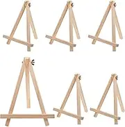 6pcs Tripod Small Easel Stand Small Easels for Painting Easel for Painting Drawing Easels Easel Stand for Painting Tabletop Display Stand