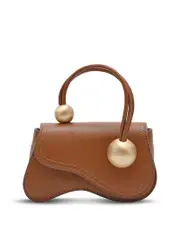 Cult Gaia Kazia Leather Nano Crossbody Bag