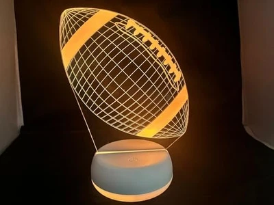 Xdorra Rugby Football 3D Desk Lamp for Sports Man - Parent-Child Amercian Foo...