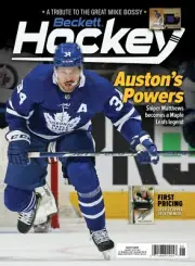 New JUNE 2022 Beckett HOCKEY CARD PRICE GUIDE Magazine with AUSTON MATHEWS