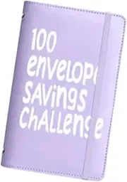 100 Days Money Saving Envelope Budget Storage Book, Money Saving Planner, Cash Envelope Budget Binder, Smart Budgeting, Quality Material, 11x17.8x2cm, for Adults