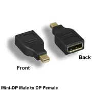 KNTK Mini DisplayPort 1.2a Male to DisplayPort DP 1.2a Female Adapter MiniDP/DP