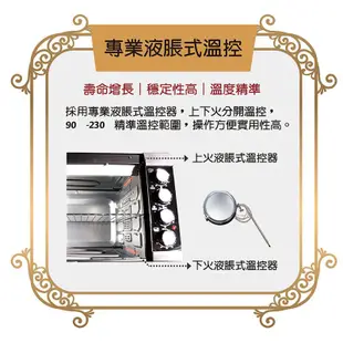 晶工牌 46L專業烘焙液帳式雙溫控旋風大烤箱(JK-8450) 現貨 廠商直送