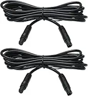 ECSiNG 2Pcs 6 Pin 2M Dash Cam Extension Cable Male to Female Car Mounted Camera Adapter Cable For Vehicle Reversing Camera Video Signal Monitoring System