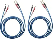 KK ZB-SB 1pair set(4banana&4pin) HIFI OFC Speaker Wire Banana Plug to Pin Type Plug 1.5M(4.92ft)/3M(9.84ft)/5M(16ft)/7M(22.9ft) KK ZB-SB (5M(16ft))