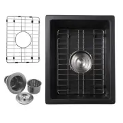 Quartz Bar Sink: 13.77" x 17.71" Undermount