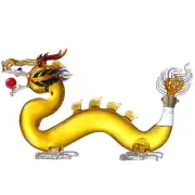 High Quality Glass Lucky Chinese Dragon Zodiac Wine Decanter Whiskey Scotch Bar