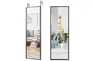 Giantex Full length Mirror Wall Dresser Hanging Mirror Adjustable Hooks Bedroom Bathroom Coffee