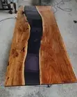 Resin River Table, Wood Resin Table, Epoxy Center Table, Handmade Furniture
