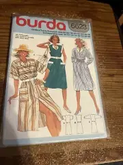 Burda Sewing Pattern 6623 Dress Sizes 8 - 40