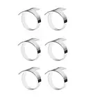6 Pcs Napkin ,Circle Napkin Holder for Wedding Christmas Dinner Table3173