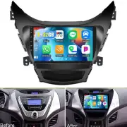 FOR 2011-2013 HYUNDAI ELANTRA ANDROID 13 CARPLAY CAR RADIO STEREO GPS HEAD UNIT