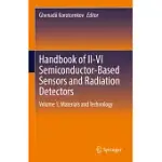 HANDBOOK OF II-VI SEMICONDUCTOR-BASED SENSORS AND RADIATION DETECTORS: VOLUME 1, MATERIALS AND TECHNOLOGY
