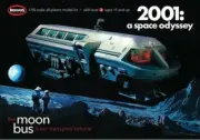 MOEBIUS 1/55 2001 Space Odyssey: Moon Bus Approx. 10" L MOE20011