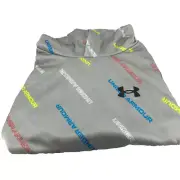 Under Armour Cold Gear Boys Gray Multi Color All Over Print Hoodie Size YSM New