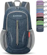 ZOMAKE Foldable Backpack - 10L Small Folding Backpacks Lightweight Packable T...