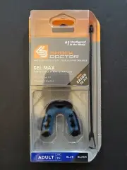 Shock Doctor Gel Max Convertible Strap Strapless ADULT Black Mouth Guard