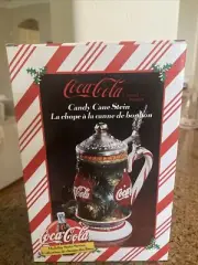 1998 COCA-COLA CANDY CANE STEIN CS-391 - NEW WITH BOX Low Serial