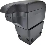 DEMULAX Car Styling Black Center Console Box, for Skoda, for Octavia, 2014 2015 2016 2017 A7 Vehicle Armrest Box