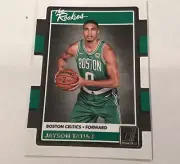 2017-18 Panini Donruss The Rookies Jason Tatum Card #3 Sharp, Clean And Centered