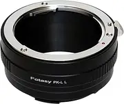 [Fotasy] PK Lens to L Adapter, Copper, K Mount Lens to L Mount, Compatible with Panasonic S1 S1H S1R S4 S5 Leica SL SL2 TL2 TL Leica T Sigma fp fp L Mirrorless Camera