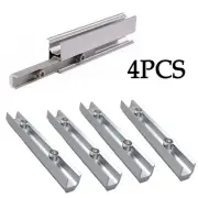 Rail Connector Aluminum Alloy Solar Panel Bracket 140mm 4 Set Adjustable