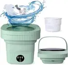 Portable Mini Washer 11L Dehydration Machine Blue Light Antibacterial Function