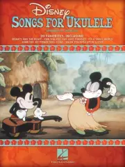 Disney Songs Ukulele Chords & Lyrics 20 Classics Uke Music Jim Beloff Book