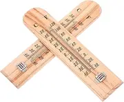 ibasenice Weatherproof Thermometer Analog Gauge for Outdoor Garden Greenhouse Home Indoor Room Use