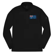 Aussie Flag Quarter zip pullover