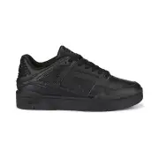 Men Size 13 Puma Slipstream Leather Triple Black Sneakers Casual Shoes 38754401