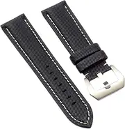 [CEKGDB] 20MM 22MM 24MM 26MM Carbon Fibre Nylon Canvas Watch Strap For Panerai Hamilton TAG OMEGA HEUER Men's Wrist Watch Band Bracelet