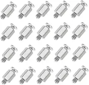 SEWACC 20Pcs SSD Mounting Screws Nut for Motherboard Electroplated Surface Lightweight Compatible with Laptop Models Reliable Easy Installation