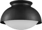Black Semi Flush Mount Ceiling Light Fixture Modern Ceiling Light for Bedroom Li
