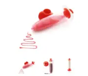 Tupperware Cake Decorator Deco Pen Red & Sheer New