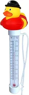 Bath Thermometer, Pool Thermometer, Water Thermometer, Garden Thermometer, Floating Pool Thermometer, Rubber Duck Floating Water Thermometer, Pool Thermometer Solar Digital Floating