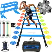 YGORTECH Speed Agility Training Set, Football Training Equipment, Agility Lad...