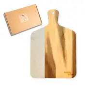 Acacia Wood & Marble Decorative Serving and Cutting Board