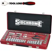 Sidchrome 56 Piece 3/8" Drive Socket Set Metric & AF SCMT13110 5-22mm 1/4"-7/8"