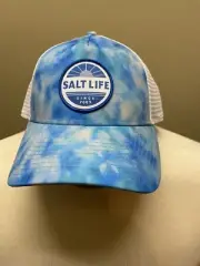 Salt Life Women’s Watercolor SnapBack Mesh Back Hat/Cap New