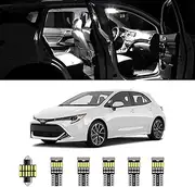 7pcs Corolla Interior LED Lights Kit Super Bright LED Map Dome Light Bulbs for 2013 2014 2015 2016 2017 2018 2019 2020 2021 Toyota Corolla All Models