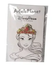 Disney Parks Beauty & the Beast Collection Princess Belle's Crown Tiara Pin