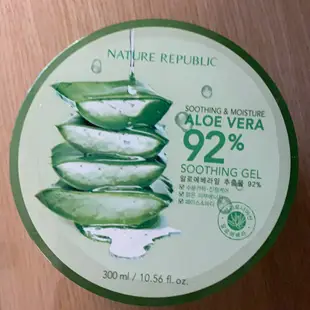 一Nature Republic 92%蘆薈補水修護保濕凝膠300ml