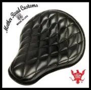 2017-2022 Triumph Bonneville Bobber Seat Black Diamond Stitched 13"x15" Saddle